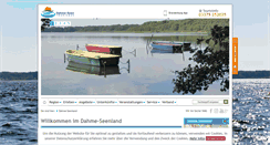 Desktop Screenshot of dahme-seen.de